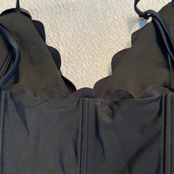 Ramy Brook Mikayla Scalloped One-Piece Swimsuit, Medium, $238 - Picture 9 of 11